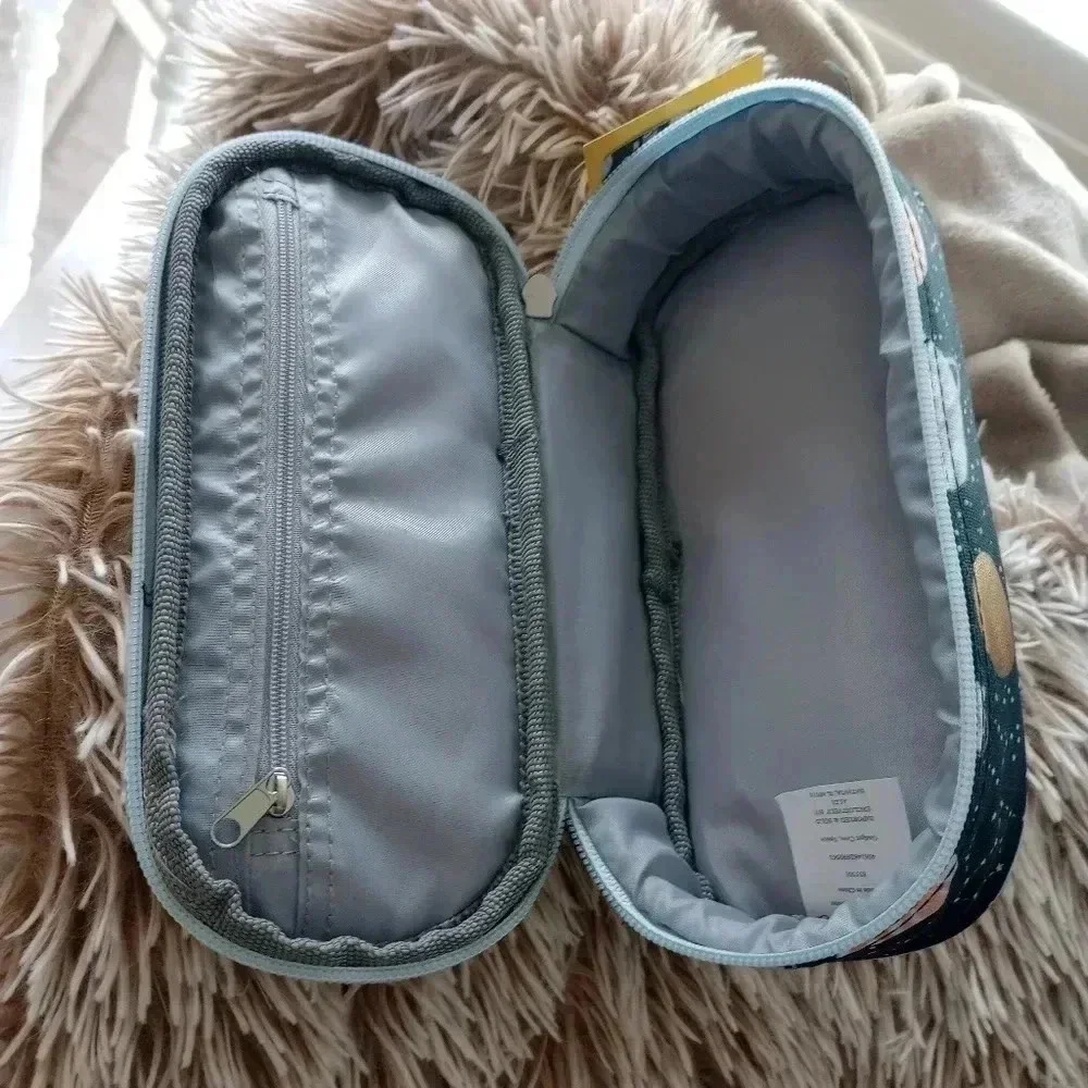 Large capacity pencil case makeup bag holder home decor purse organization moon